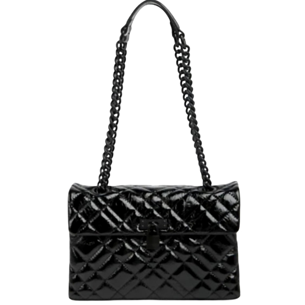 Kurt Geiger Britton Black Quilted Women's Bag - Picture 2 of 7